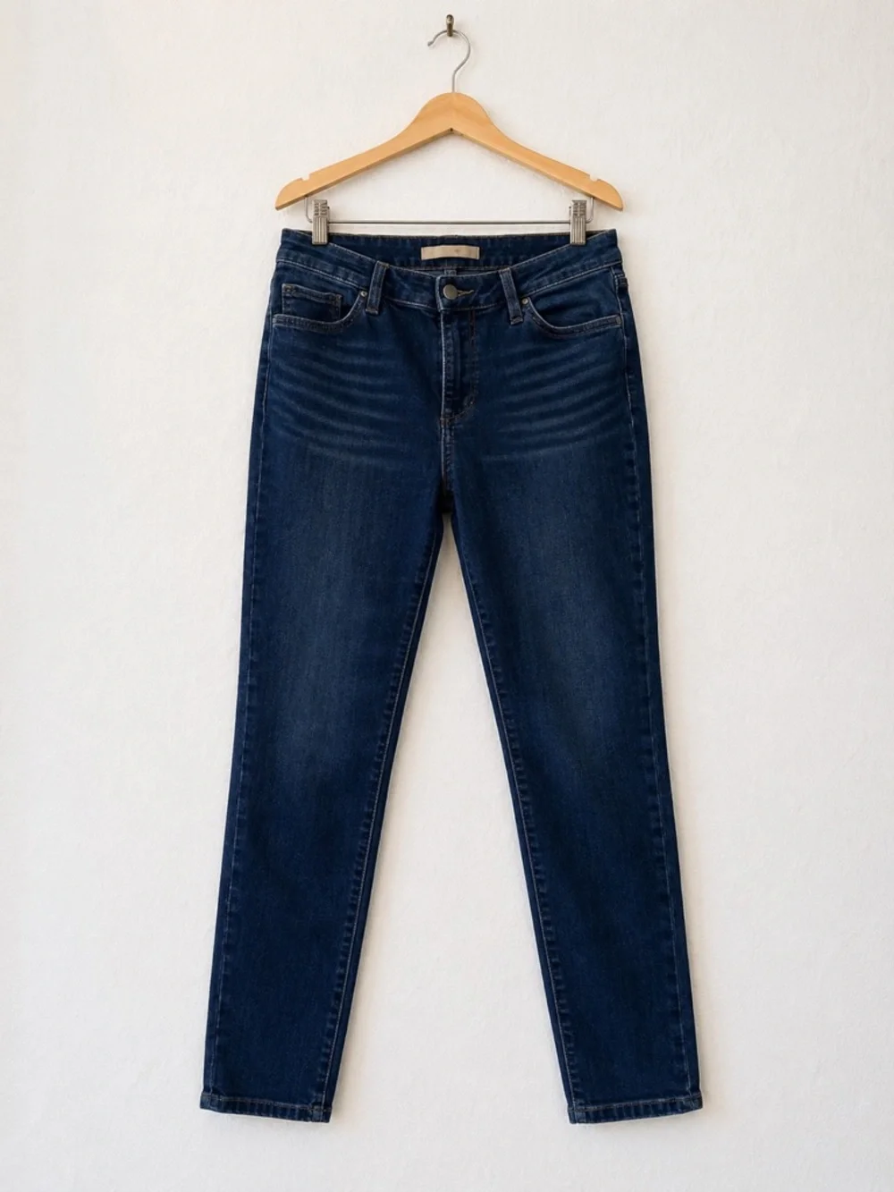 Joe’s Jeans Womens 31 Blue Skinny Jeans Mid Rise Stretch Classic Denim